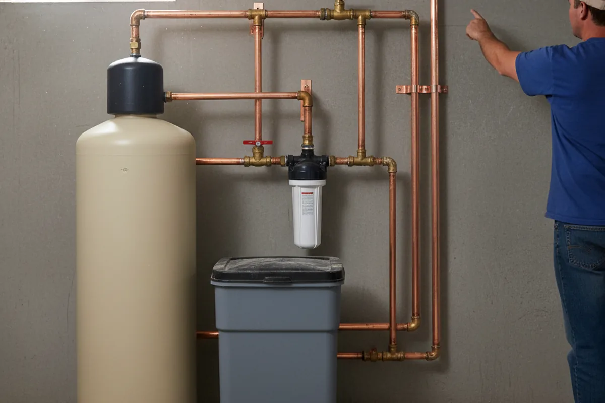 Whole-house water treatment system installed in Sanders